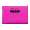 vegetarian ask yourself why not vegan food foodie tofu geek tee shirt Accessory Pouches