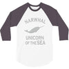 narwhals 3/4 Sleeve Shirt