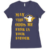 MAY THE ODDS BE EVER IN YOUR FAVOUR Ladies Fitted T-Shirt