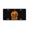 mad halloween pumpkin License Plate