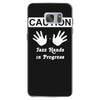 caution! jazz handsfunny jazz dance comic boogie camp trumpet Samsung Galaxy S7 Case
