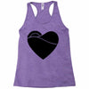 black heart Racerback Tank