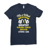 This is What The Worlds Greatest Sarcoma Cancer Survivor Looks Like Ladies Fitted T-Shirt