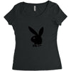RABBITBOY Women's Triblend Scoop T-shirt