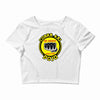 strike first, strike hard, no mercy Crop Top