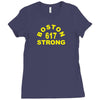 boston 617 strong Ladies Fitted T-Shirt