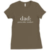 dad pancake maker Ladies Fitted T-Shirt