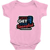 star spangled hammered Baby Onesie