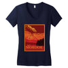 visit mordor Women's V-Neck T-Shirt