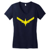 captain marvel Women's V-Neck T-Shirt