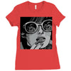 sad girl Ladies Fitted T-Shirt