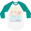 summer zone line 3/4 Sleeve Shirt