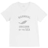 narwhals V-Neck Tee