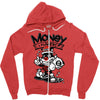 rich cat Zipper Hoodie