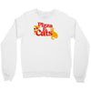 pizza and cats Crewneck Sweatshirt