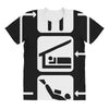 v2 eat sleep scuba dive All Over Women's T-shirt