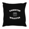 gangster wrapper Throw Pillow
