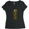Bear in The Forest Women's Triblend Scoop T-shirt