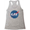 Nasa Parody Gay Racerback Tank