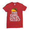 This Girl Loves Tacos Ladies Fitted T-Shirt