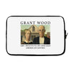 Grant Wood American Gothic Laptop sleeve
