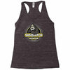 sasquatch hunter Racerback Tank