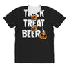 trick or treat or beer All Over Women's T-shirt