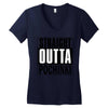 pubg - straight outta pochinki Women's V-Neck T-Shirt