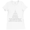 never underestimate Ladies Fitted T-Shirt
