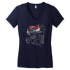 master bison Women's V-Neck T-Shirt