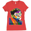 Steven Hawking Ladies Fitted T-Shirt