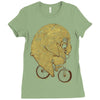 bear safety Ladies Fitted T-Shirt