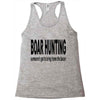 boar hunting tex Racerback Tank