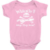 why stop now birthday 1998 Baby Onesie