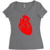 heart Women's Triblend Scoop T-shirt