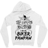 You Cant Scare Me I am Biker Pawpaw Zipper Hoodie