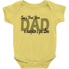 sons first hero Baby Bodysuit