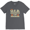 i have o.c.d obsessive cat disorder V-Neck Tee