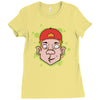 hip hop guy Ladies Fitted T-Shirt