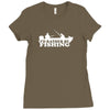 id rather be fishing Ladies Fitted T-Shirt