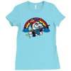 rainbo first blood Ladies Fitted T-Shirt