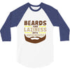 beards turn laziness into awesomeness 3/4 Sleeve Shirt