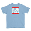 free running parkour run free Youth Tee