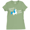unicorns are just horny ponies Ladies Fitted T-Shirt