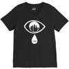 m83 midnight city eye design V-Neck Tee