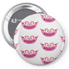 Two Peas In a Pod Twin Baby Girls Pin-back button