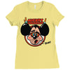 mickey mousseux Ladies Fitted T-Shirt