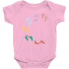 Baby Colorful Foot Baby Bodysuit