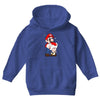 mario licking toad Youth Hoodie