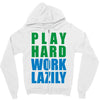 play hard, work lazily Zipper Hoodie